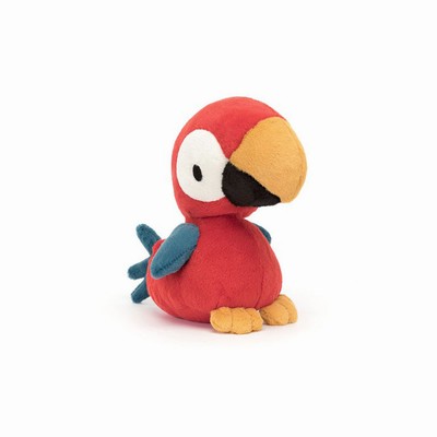 Jellycat Bodacious Beak Parrot Birds New Zealand | UQBRP2435